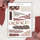 dark romance sticker sheet bundle