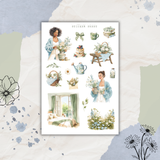 quiet spring day sticker sheet bundle