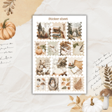 an autumn chapter sticker sheet bundle