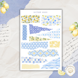 Amalfi coast sticker sheet set