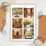 autumn gallery sticker sheet collection