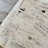 Vintage ads paper ephemera cut out pocket