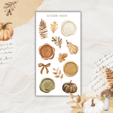 an autumn chapter sticker sheet bundle