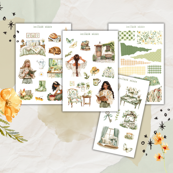 life at the cottage sticker sheet bundle