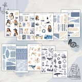 nautical sticker sheet bundle