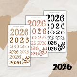 2026 header sticker sheet