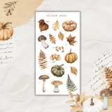 an autumn chapter sticker sheet bundle