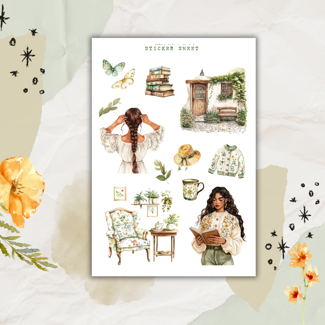 life at the cottage sticker sheet bundle – ArtStudioLea