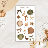 an autumn chapter sticker sheet bundle