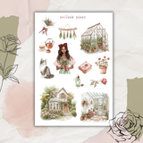 rose apothecary sticker sheet bundle