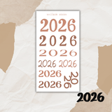 2026 header sticker sheet