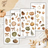 an autumn chapter sticker sheet bundle