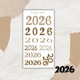 2026 header sticker sheet