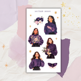 night bloom sticker sheet collection
