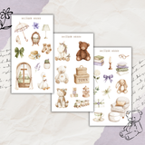 purple atelier sticker sheet bundle