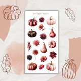pink harvest sticker sheet bundle