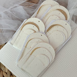 Soft colored frame paper cut outs pocket, 15 pieces