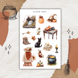 autumn spells sticker sheet
