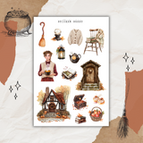 autumn spells sticker sheet
