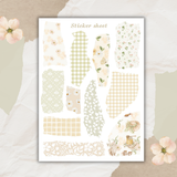 rustic spring sticker sheet bundle