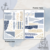 nautical sticker sheet bundle