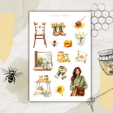 honey garden sticker sheet bundle