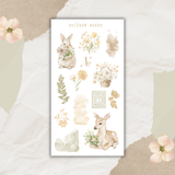 rustic spring sticker sheet bundle