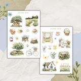 cottage farm sticker sheet bundle
