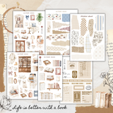 quiet chapters sticker sheet set
