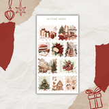festive xmas sticker sheet bundle