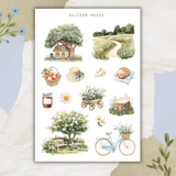 cottage farm sticker sheet bundle