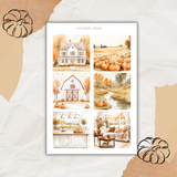 pumpkin season sticker sheet bundle