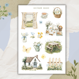 cottage farm sticker sheet bundle