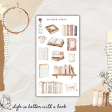 quiet chapters sticker sheet set