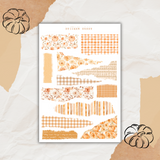 pumpkin season sticker sheet bundle