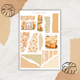 pumpkin season sticker sheet bundle