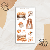 pumpkin season sticker sheet bundle