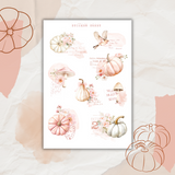 falling pretty in pink sticker sheet bundle