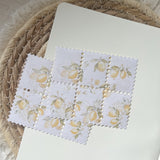 Lemon faux stamp sticker sheet