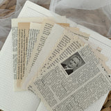 vintage paper set, 32 pieces of ephemera, paper sheets and cut outs