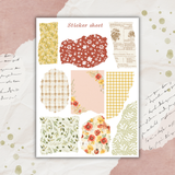 books and music sticker sheet bundle