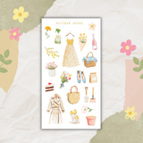 spring market sticker sheet bundle