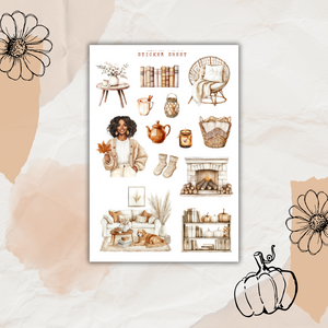 soft fall sticker sheet bundle