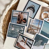 Nautical pictures die cut sticker pocket