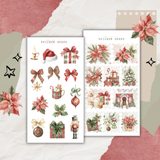 classic christmas sticker sheet bundle