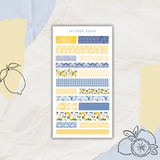 French lemon sticker sheet bundle