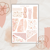 falling pretty in pink sticker sheet bundle