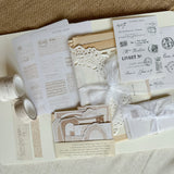 Vintage bundle, sticker sheets, washi tape and paper