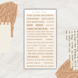 typed words and quotes sticker sheet bundle