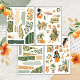 tropical luxe sticker sheet set